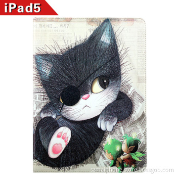 Pirate Cat of Leather Case for iPad 5